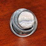 СРЕБЪРЕН ПРЪСТЕН С АХАТ „БЛУЛЕЙС“